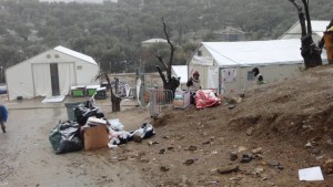 Lesbos Flüchtlingsunterkünfte