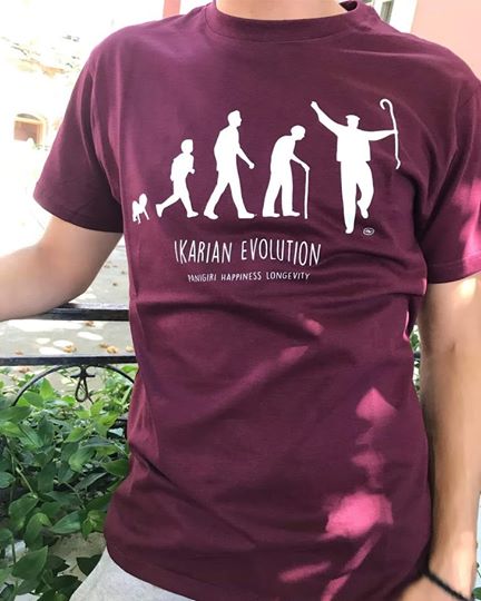 Ikarian Evolution T-Shirt Bordeaux